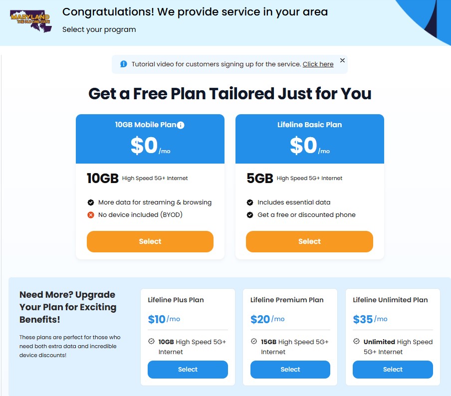 How to get a free government phone in Maryland