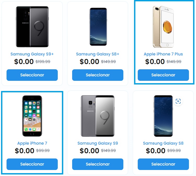 celulares gratuitos del gobierno